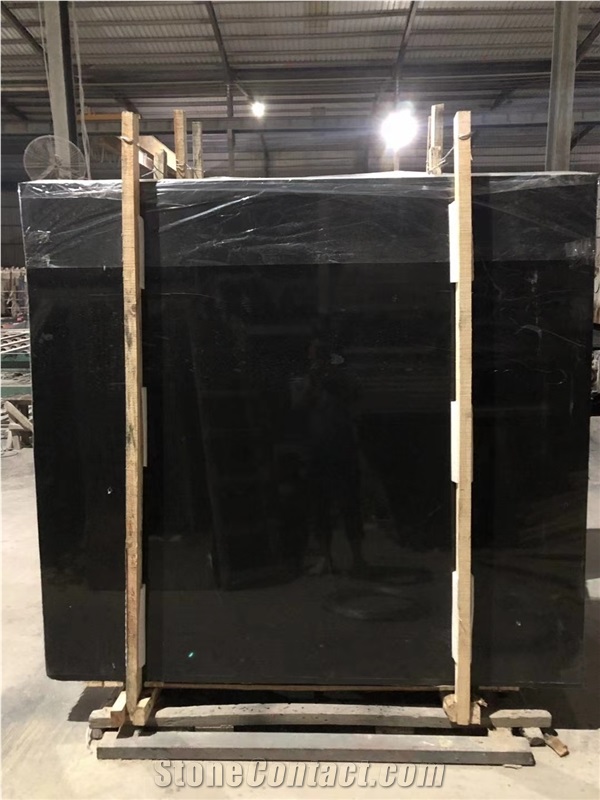 Black Jade Slabs,Ink Black Marble Floor Tiles