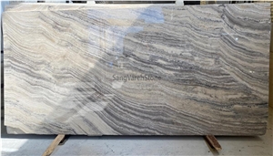 Silver Travertine Cross Cut