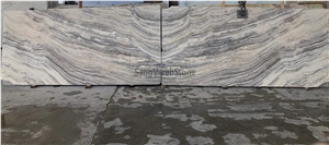 Silver Travertine Cross Cut
