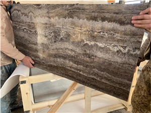 Silver Travertine Slab & Tiles Vein Cut