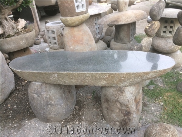 Stone Garden Lamp, Stone Lantern Garden Exterior Lamps, Indonesia Grey Basalt Stone Garden Landscaping Lamps
