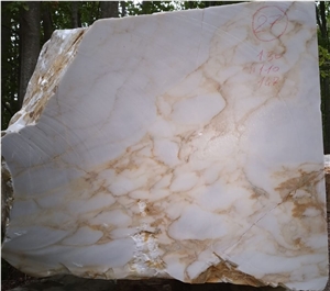 Calacatta Oro Di Vagli (Gold Of Vagli), Calacatta Oro Extra Vagli Marble Block