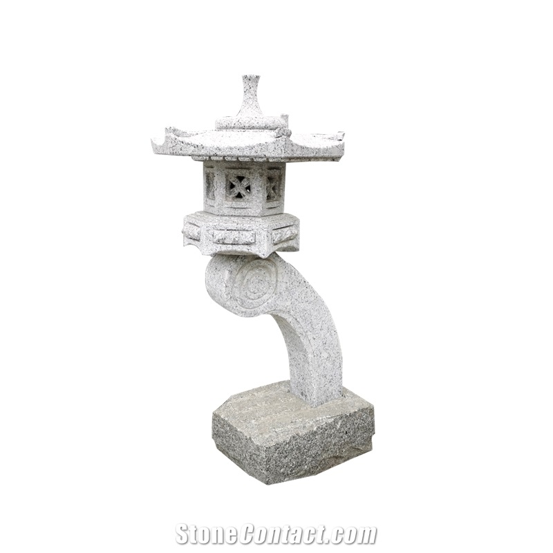 Granite Carved Japanese Style Lantern