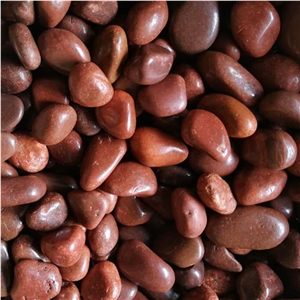 High Polished Red River Pebble Stone Nj-001