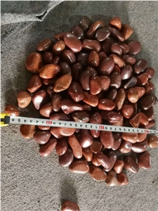High Polished Red River Pebble Stone Nj-001