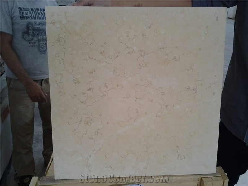 Golden Cream Limestone Slabs, Tiles