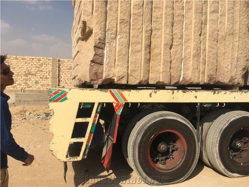 New Red Aswan Granite Block, Egypt Red Granite