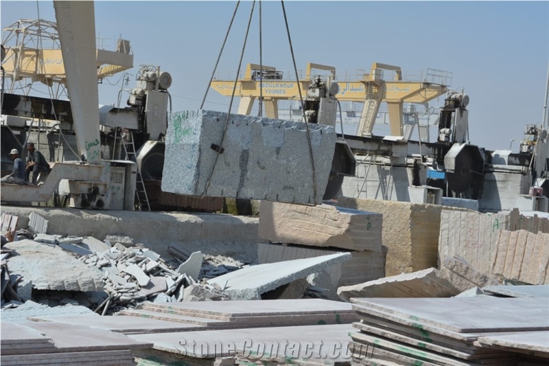 White Granite Blocks, Bianco Halayeb Granite Blocks