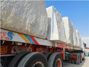 White Granite Blocks, Bianco Halayeb Granite Blocks