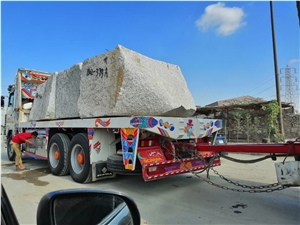 White Granite Blocks, Bianco Halayeb Granite Blocks