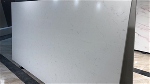 Carrara White Quartz Slabs