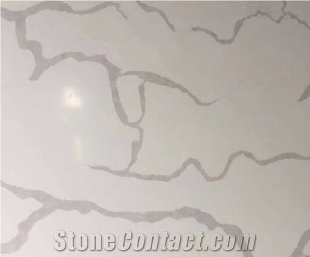 Engineered Calacatta Quartz Slabs