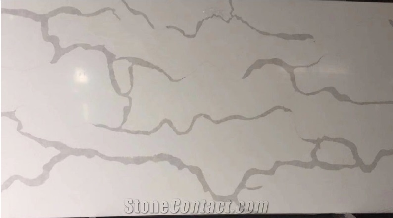 Engineered Calacatta Quartz Slabs