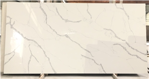 Ivory White Calacatta Laza Quartz Slabs