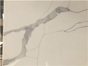 Ivory White Calacatta Laza Quartz Slabs