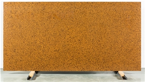 Multicolor Deep Orange Quartz Slabs