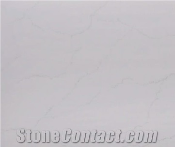 Natural White Calacatta Quartz Slabs