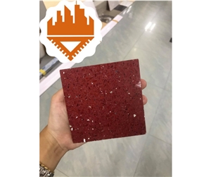 Red Shimmering Quartz Slabs Red Shimmering Quartz Slabs