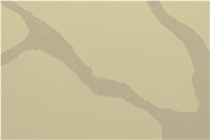 Semi White Calacatta Quartz Stones Slabs