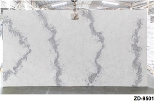 White Calacatta Quartz Countertop