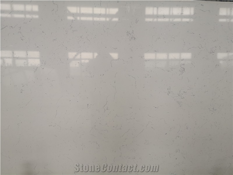 Zd-8652 Pattern Quartz Grey Slab