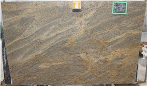 Golden Canyon Granite Slabs, India Gold Granite