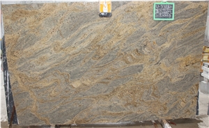 Golden Canyon Granite Slabs, India Gold Granite