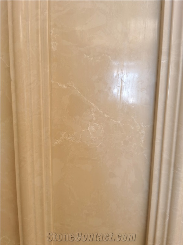 Fireplace Artificial Marble Beige Low Price