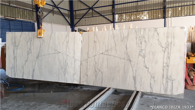 White Turkish Marble Slabs, Marble Slabs