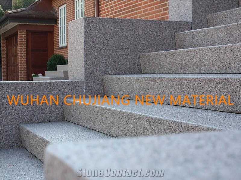 Hubei New G602 Light Grey Granite for Stair