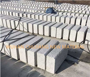 Hubei New G603 Granite Flamed Paving Brick Stone