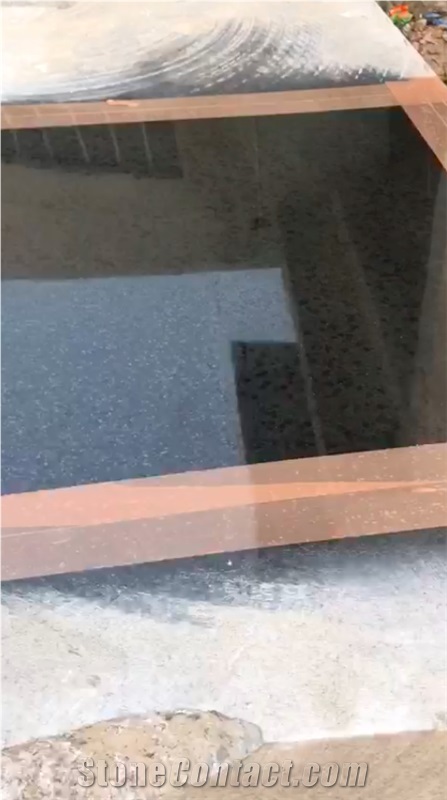 Black Granite Slabs, Mp Black Granite