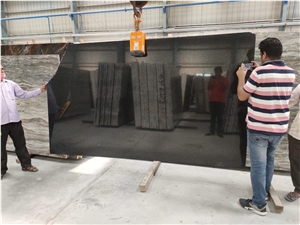 Black Granite Slabs, Mp Black Granite