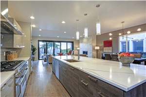 Caldia Jumbo Quartz Kitchen Worktops