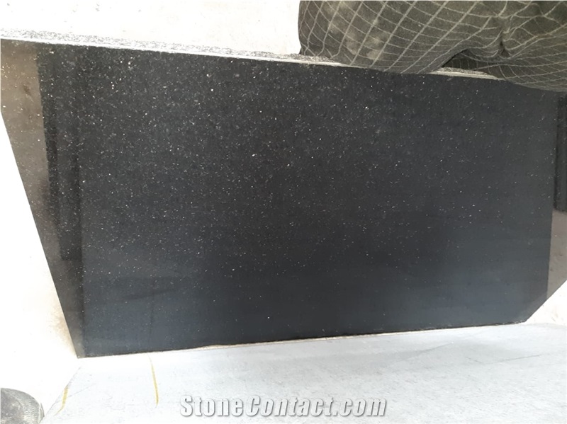 Under & Below Size Polished Black Galaxy Slabs