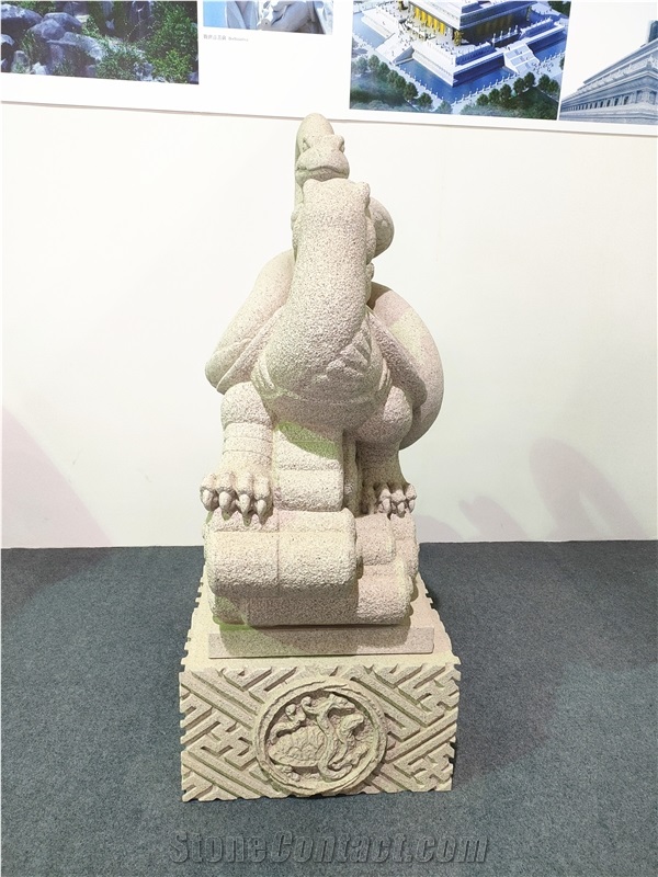 China Acient Animal Dragon God Beast Sculpture