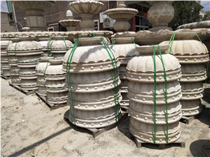 Outside Garden Flower Pot Planter Boxes Stone Vase