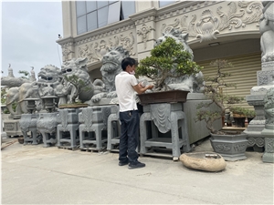 Outside Garden Flower Pot Planter Boxes Stone Vase
