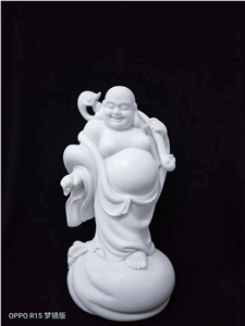 White Marble Light Outdoor China Basanit Buddha