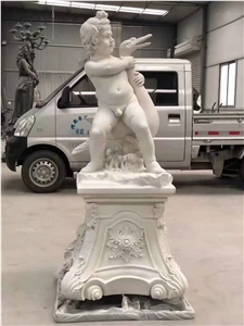 White Marble Western Human Statues Stone Carving