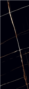 Artificial Black Polished Porcelain Slab