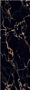 Artificial Black Polished Porcelain Slab
