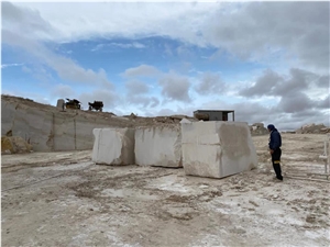 Iranian Cream Marble Block