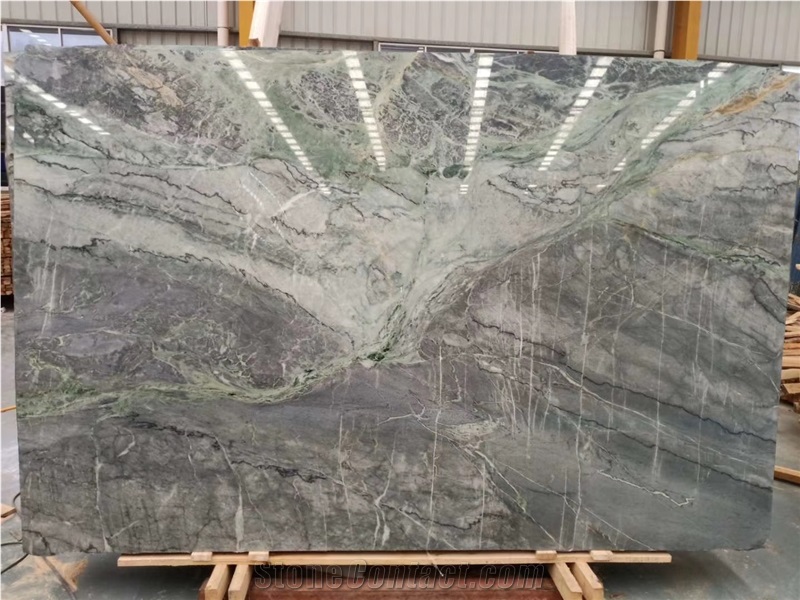 Amazon Green Marble Slab for Tabletop