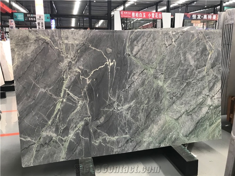 Amazon Green Marble Slab for Tabletop