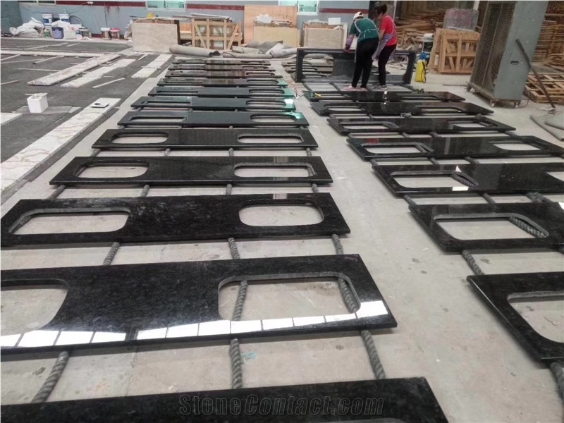 Angola Black Granite for Countertop