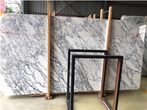 Arabescato White Marble Slab for Floor Tiles