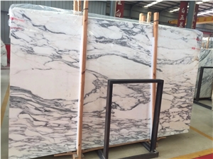 Arabescato White Marble Slab for Floor Tiles