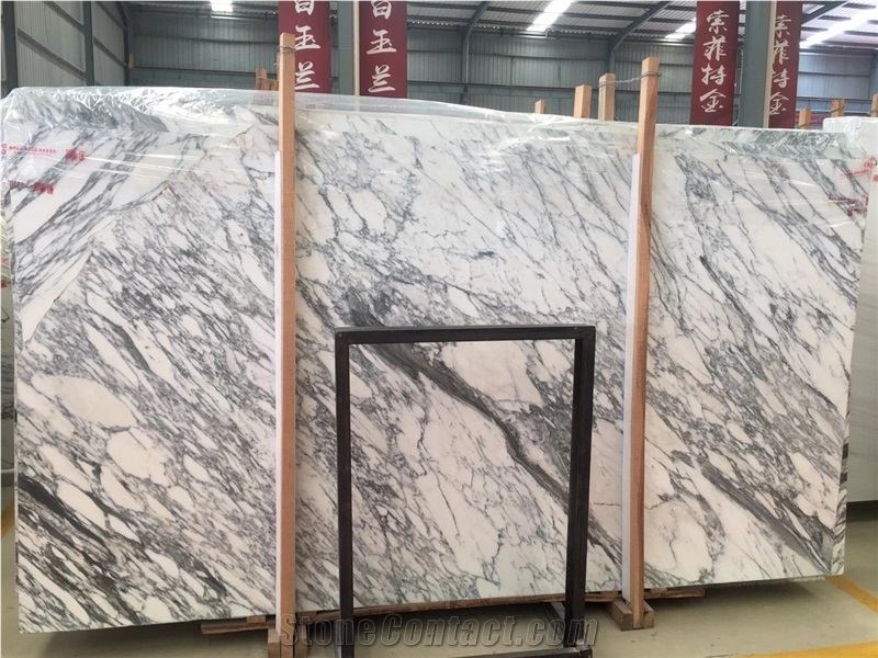 Arabescato White Marble Slab for Floor Tiles