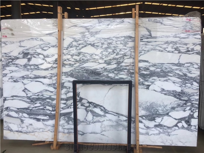 Arabescato White Marble Slab for Floor Tiles